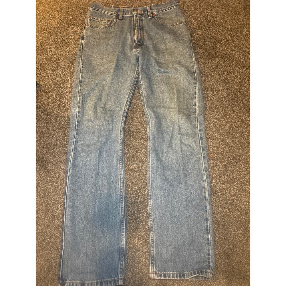 Vintage Y2K 2001 Levi’s Levis 505 made in USA Men's 32x32 Blue Denim Jeans Pants